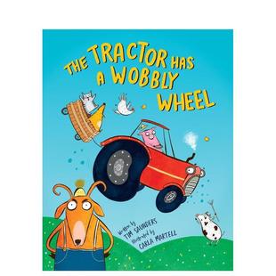 原版 进口图书 The Wobbly Has 拖拉机轮子摇摇晃晃 Tractor 英文儿童绘本 Wheel 预售