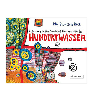 百水先生涂色书Hundertwasser 儿童艺术启蒙书籍进口 现货 Book 英文原版 Colouring