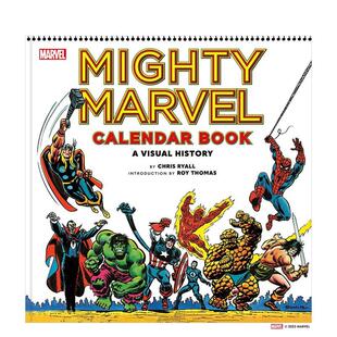 【预售】非凡漫威日历书:视觉历史 Mighty Marvel Calendar Book: A Visual History 原版日历图书
