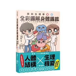【预售】全彩图解身体图鉴:解剖生理学笔记 台版原版中文繁体健康运动 角野ふち 城邦-尖端出版图书书籍