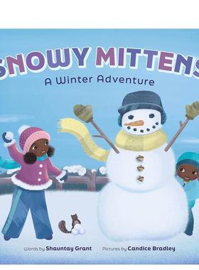 【预售】雪手套： 冬季大冒险 Snowy Mittens: A Winter Adventure 原版英文儿童绘本