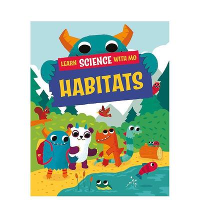 【现货】与小莫一起学科学：栖息地 Learn Science with Mo: Habitats 原版英文儿童绘本图书书籍