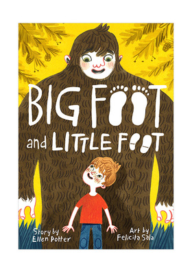 【预售】大脚和小脚系列1 Big Foot and Little Foot(Book#1) 英文原版儿童绘本故事书6-9岁 Felicita Sala插画 蓝思阅读分级700L