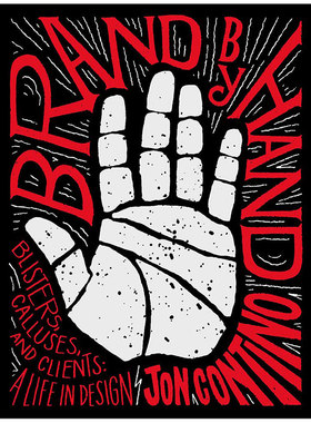 【现货】Brand by Hand 手绘品牌：设计的生活 Jon Contino设计作品集书籍进口原版