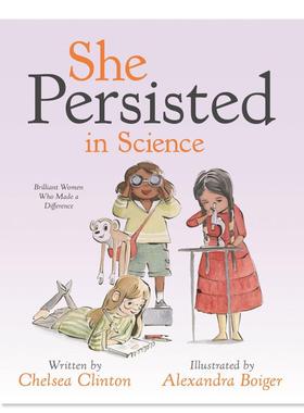 【预售】科学是她的终身事业 She Persisted in Science 英文原版青少年读物 进口英语少儿科普书籍