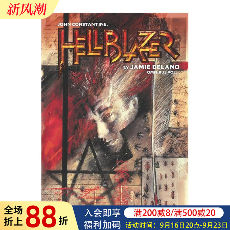 【预售】DC漫画 约翰-康斯坦丁：地狱使者 杰米德拉诺合集 卷1 John Constantine, Hellblazer 精装 英文漫画书原版进口美漫漫画书