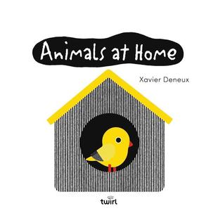 家 Deneux图书书籍 Xavier 现货 动物 Home Baby 立体机关镂空书 英文儿童趣味 Basics 原版 Animals