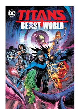 【现货】DC漫画 泰坦：野兽世界 Titans: Beast World 英文漫画书原版进口图书超级英雄系列美漫书籍 Tom Taylor, Ivan Reis