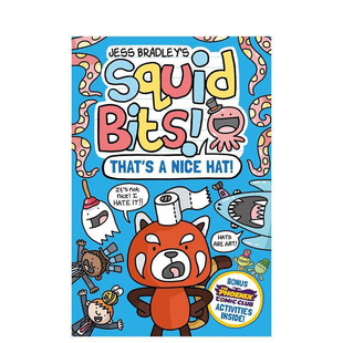 【预售】鱿鱼小子：这帽子真好看 全彩爆笑漫画 Squid Bits: That's a Nice Hat! 原版英文儿童漫画  附天才漫画家绘画教程
