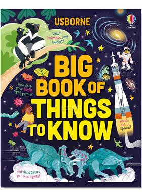 【预售】知识大书 关于人体/恐龙/宇宙/动物 【Lots of Things to Know】Big Book 英文儿童绘本原版图书外版进口书籍 James Macl