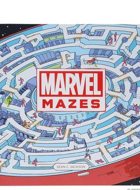 【预售】漫威迷宫 Marvel Mazes 原版英文生活综合图书