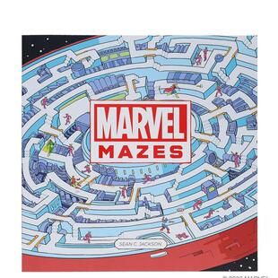 【预售】漫威迷宫 Marvel Mazes 原版英文生活综合图书