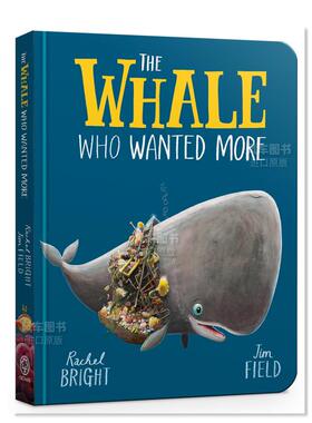 【预售】总不满足的小鲸鱼 The Whale Who Wanted More英文儿童绘本原版图书外版进口书籍Rachel Bright