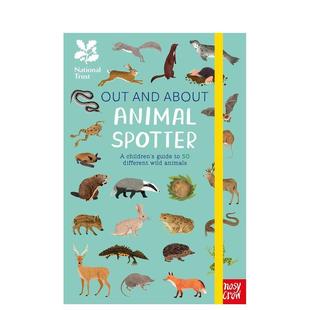Spotter 英文儿童绘本图书 National and About Out 英国国民信托：外出：动物观察者 Trust 原版 Animal 预售