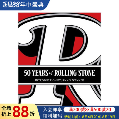 【预售】摇滚50年：改变文化的音乐 政治 人们 50 Years of Rolling Stone 原版英文音乐图书