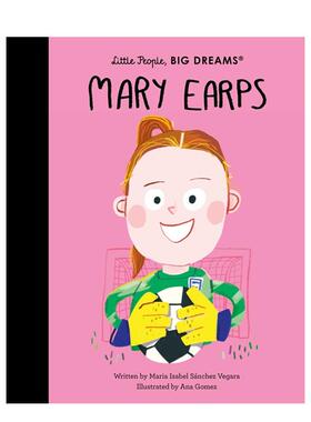 【现货】【小人物 大梦想】玛丽·厄普斯 【Little People  Big Dreams】Mary Earps 曼联 足球女明星 原版英文儿童绘本 进口图书