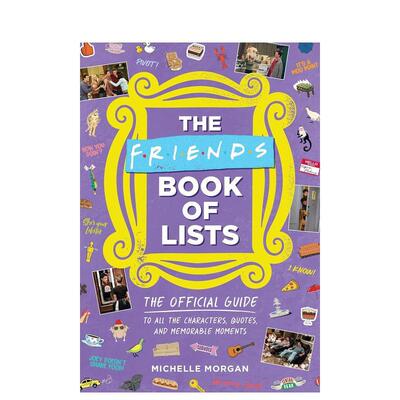 【现货】老友记：角色/名言/难忘时刻官方指南 Friends Book of Lists 原版英文生活图书书籍