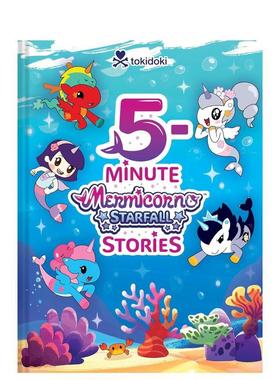 【预售】5分钟美人角：星陨故事 5-Minute Mermicorno: Starfall Stories 原版英文儿童绘本图书书籍