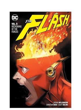 【预售】英文漫画 闪电侠  第9卷：力量的抉择 The Flash Vol. 9: Reckoning of the Forces 原版英文漫画书图书书籍