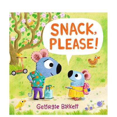 【现货】我想吃零食Georgie Birkett父爱绘本 Snack,Please 英文原版儿童情商启蒙亲子绘本3-6岁故事人际交往友谊图画书