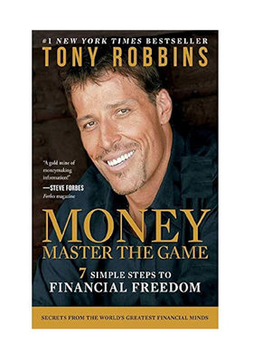 【预售】吸引力法则大师Tony Robbins 金钱：掌握游戏 Money Master The Game 原版英文商业行销