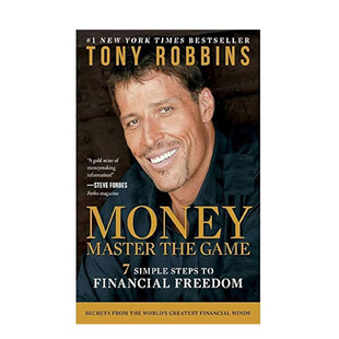 【现货】吸引力法则大师Tony Robbins 金钱：掌握游戏 Money Master The Game 原版英文商业行销