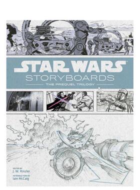 【预售】星球大战故事板:前传三部曲 Star Wars Storyboards: The Prequel Trilogy 原版英文生活图书
