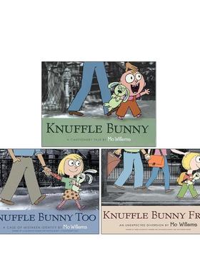【预售】自由的毛绒兔子：意想不到的转移 Knuffle Bunny Free: An Unexpected Diversion 原版英文儿童绘本图书