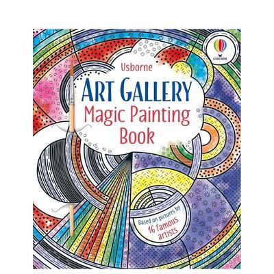 【预售】艺术画廊魔法涂色书 Art Gallery Magic Painting Book 原版英文儿童趣味 进口图书