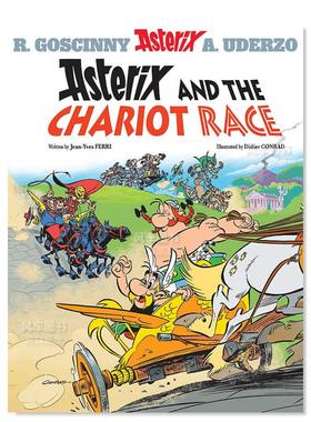【预售】阿斯泰里克斯与战车竞赛 Asterix and the Chariot Race: Album 37 英文原版进口外版图书