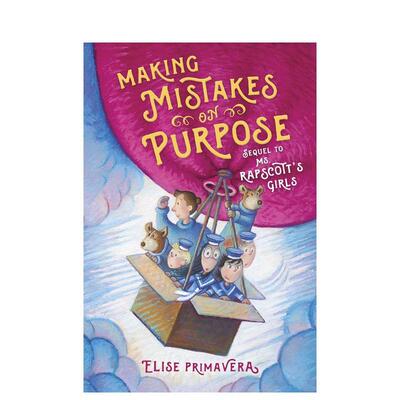 【预售】故意犯错 MAKING MISTAKES ON PURPOSE 英文原版儿童章节书少儿英语启蒙读物书籍7-10岁