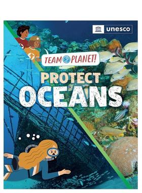 【预售】星球团队！：保护海洋（平装） 【Team Planet!】Protect Oceans 原版英文儿童绘本图书(预计26年1月出版)