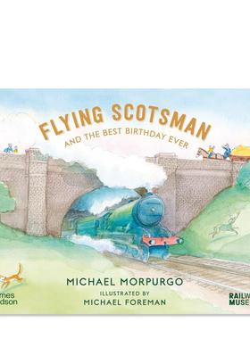 【预售】【安徒生奖获奖插画家】苏格兰飞人号：最棒的生日礼 英文儿童绘本 Flying Scotsman and the Best Birthday Ever 平装