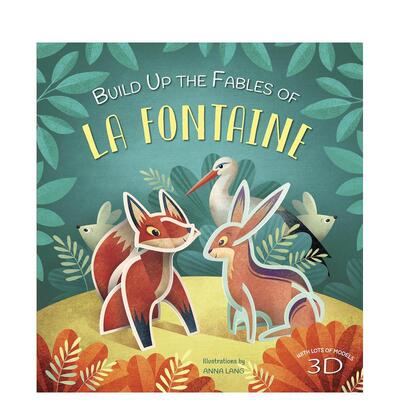 【预售】拉封丹寓言立体书 Build Up the Fables of La Fontaine 原版英文儿童趣味图书书籍