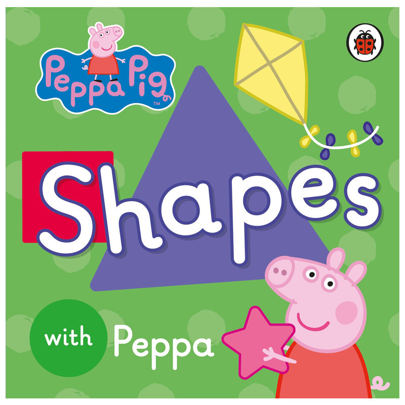【现货】peppa pig 英文版 绘本小猪佩奇shapes 粉红猪小妹形状 英文