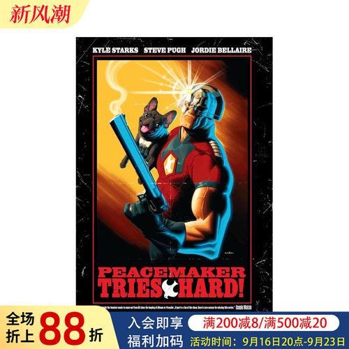 【预售】DC漫画 和平使者：全力以赴(平装) Peacemaker Tries Hard! 英文漫画书原版进口美漫漫画图书籍