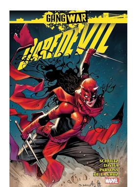 【预售】漫威漫画 敢死队：黑帮大战 DAREDEVIL: GANG WAR 英文漫画书原版进口图书美漫书籍 SCHULTZ,ERICA