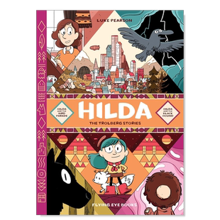 【现货】【希尔达漫画】特罗尔贝格故事集(3希尔达与鸟人游行+4希尔达与黑色猎狗) 【Hildafolk】The Trolberg Stories英文儿童漫