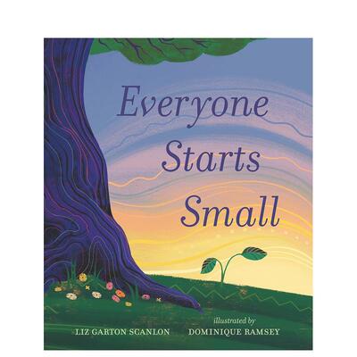 【预售】每个人都从小事做起 Everyone Starts Smal 英文原版儿童绘本故事书3-6岁进口英语启蒙读物书籍 动物/生态/环保