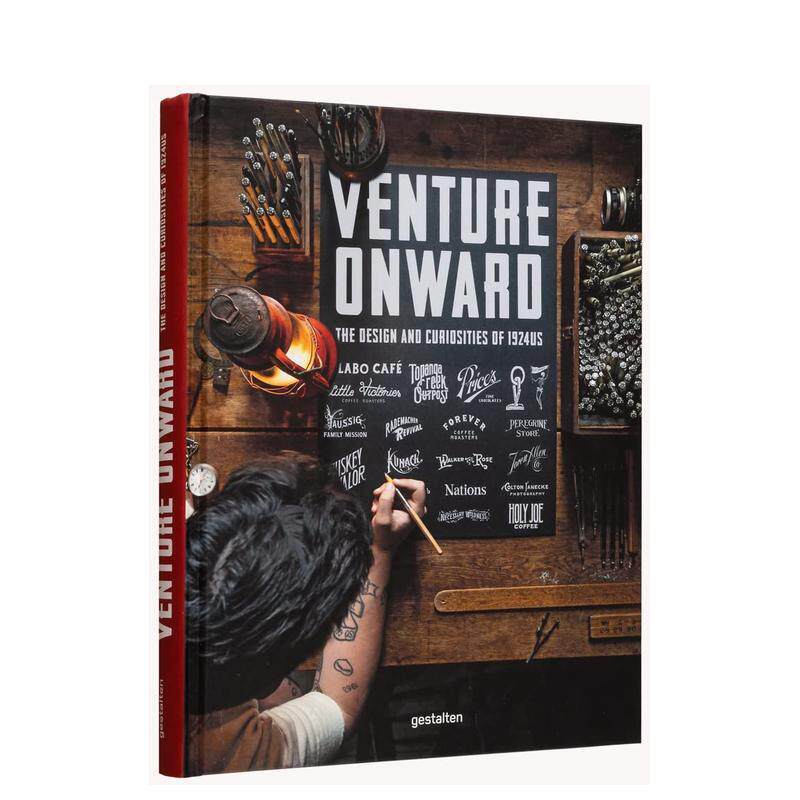 【现货】勇往直前:1924年的美国设计及奇闻轶事 Venture Onward 原版英文字体图案标志设计图书