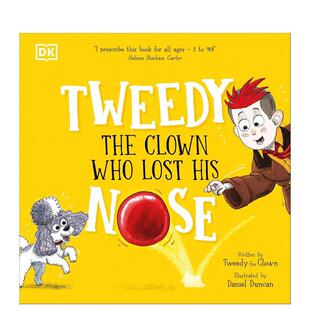 【现货】特威迪：失去鼻子的小丑 Tweedy: The Clown Who Lost His Nose 原版英文儿童趣味图书书籍