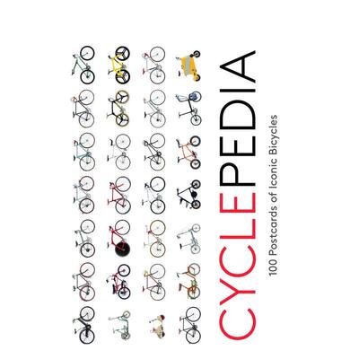 【现货】100张标志性自行车明信片 Cyclepedia: 100 Postcards of Iconic Bicycles 原版明信片图书