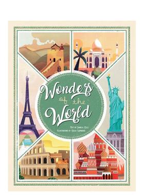 【预售】世界奇迹：伟大建筑地图集 Wonders of the World :Atlas of the Most Spectacular Monuments 原版英文儿童绘本图书书籍