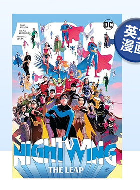 【现货】DC漫画 夜翼卷4:飞跃 Nightwing 4: The Leap 精装 英文漫画书原版进口图书 超级英雄系列美漫书籍 Tom Taylor