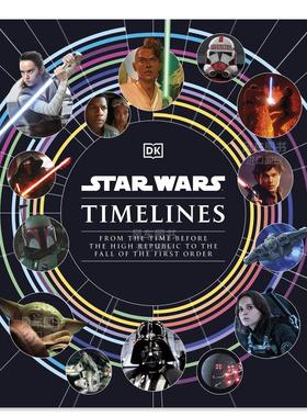 【预售】星球大战时间线 Star Wars Timelines英文插画原画设定集艺术原版图书外版进口书籍Kristin Baver，Jason Fry