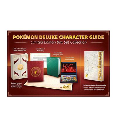 【预售】宝可梦豪华角色图鉴 限量精装礼盒典藏版 Pokémon Deluxe Character Guide 英文原版电子游戏艺术海报插画原画设定画册