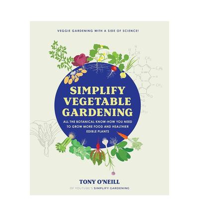 【预售】轻松打理家中小菜园 Simplify Vegetable Gardening 原版英文生活综合