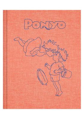【现货】吉卜力工作室 崖上的波妞 笔记本 Studio Ghibli Ponyo Sketchbook 原版笔记本Notebook图书