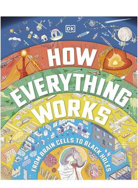 【现货】万事万物如何运作：从脑细胞到黑洞 How Everything Works: From Brain Cells to Black Holes 英文儿童绘本图书