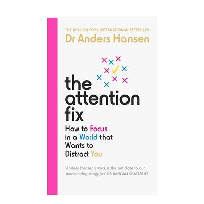 【预售】注意力修复 The Attention Fix 原版英文心灵励志图书